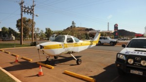 Australian Man Parks his Plane